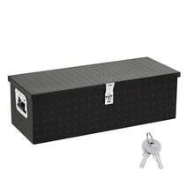 Caja de herramientas de aluminio resistente para cama de camión de 48" con cajón – Baúl de almacenamiento con placa de diamante con cerradura – Caja de herramientas impermeable con palancas hidráulicas dobles, asas laterales para camioneta, remolque, casa rodante, almacén - A - Ver 1
