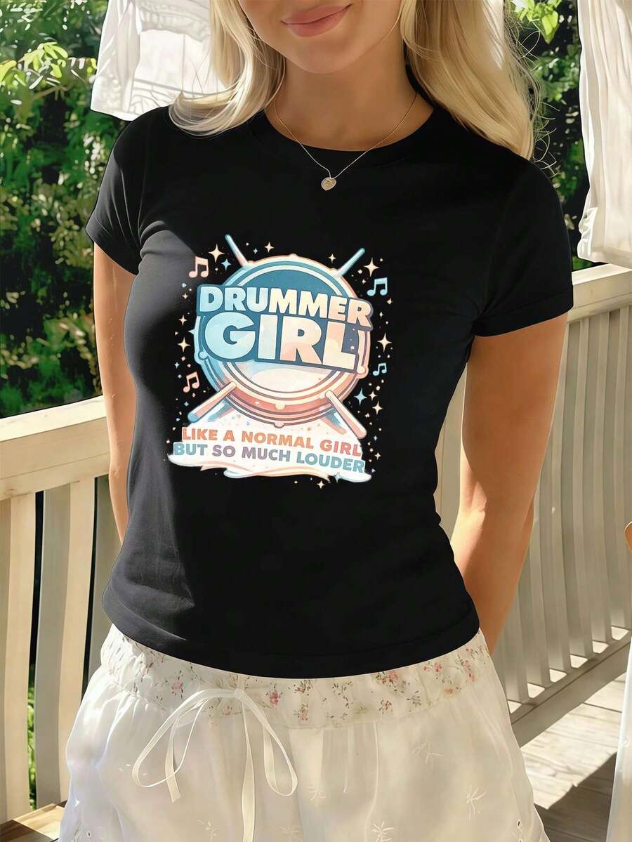 Women T-Shirts - Black - View 1