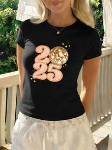 Women T-Shirts - Black - View 1