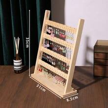 4-Tiers Vertical Detachable Jewelry Display Stand For Tabletop Dresser, Bracelet, Necklace, Earring Hanging Rack - Multicolor - View 9
