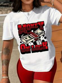 Plus Size T-Shirts - White - View 6