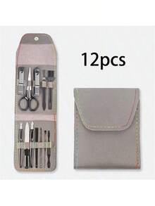 1 Pack Nail Clippers Manicure Tool Kit 5/10/12/16/22Pcs Set, Portable Travel Nail Care Set, Callus Nipper & Knife Kit, Professional Nail Clipper Pedicure Set, Travel Beauty Kit - Multicolor - View 11