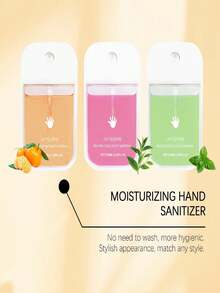 Spray dezinfectant portabil pentru mâini cu aromă de ambalaj nou, spray dezinfectant pentru mâini 3 în 1, spray delicat cu uscare rapidă, fără clătire, ajută la menținerea pielii moi, potrivit pentru igiena mobilă - spray antibacterian delicat, potrivit pentru catering, animale de companie, călătorii, uz exterior și casnic - Produse esențiale pentru îngrijire personală - Forme multiple - Vizualizare 8