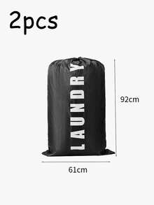 24英寸 x 36英寸超大抽绳洗衣袋，可水洗，厚实面料，适合宿舍、旅行、健身房使用，可收纳脏衣服、旅行配件和家居用品，多种颜色可选，学生返校必备 - 彩色 - 查看 14