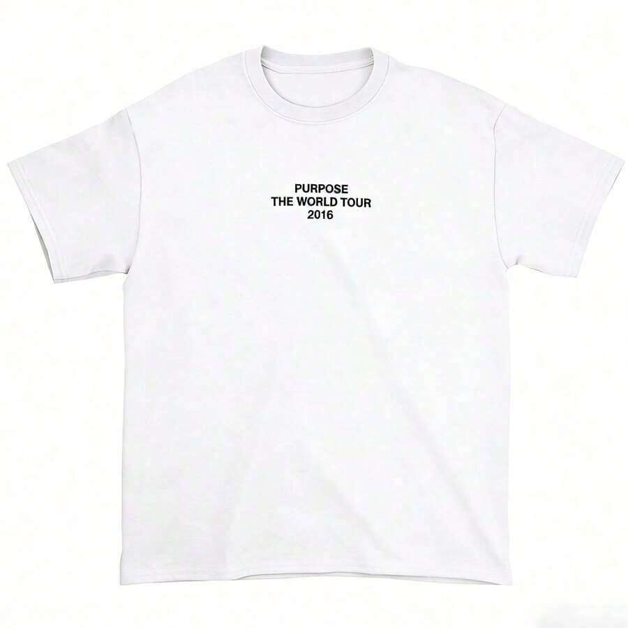 Justin BieberS - Purpose Album Unisex T-Shirt - 白11 - 查看 1