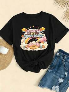 Women T-Shirts - Black - View 2