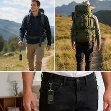 Ốp silicon cho máy ảnh kỹ thuật số móc khóa CHARMERA (Máy ảnh mini hộp bí ẩn 1987) - Vỏ bảo vệ chống sốc, dây đeo cổ tay, các đường cắt chính xác - Chỉ bao gồm ốp. - màu đen - Xem 6