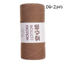 2mm Hollow Cotton Yarn, Suitable For DIY Crochet Bags, Handmade Knitting, Hats, Round Ropes, Pearl Strings - LUGU - View 18