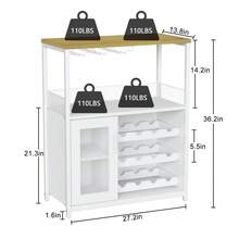Bars & Wine Cabinets - White - View 4