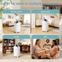 No More Stinky Nursery! Airtight Diaper Pail With 1050 Garbage Bags, Odor Control Baby Waste Bin, Keeps Nursery Fresh All Day - trắng - Xem 7