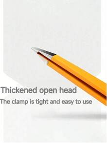 1 chiếc nhíp tự khóa bằng thép không gỉ chính xác, thích hợp để tạo hình lông mày, nhổ lông mọc ngược và nhiều mục đích chăm sóc sắc đẹp khác. - Nhiều kiểu dáng - Xem 5