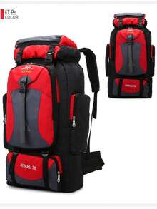 Men's Tactical Rucksack, Heavy Duty 100L Large Capacity Survival Bag, Nylon Multi-Functional Hiking Outdoor Climbing Travel Bag, Military Style - 203 - View 16