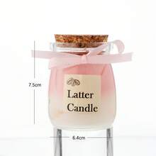 咖啡香氛蜡烛 - 天然大豆蜡，持久燃烧，迷你玻璃罐香薰蜡烛礼盒套装，配有木盖和粉色丝带，装饰性咖啡蜡烛，适合家居装饰、浴室、卧室，是送给女性、母亲和咖啡爱好者的理想礼物。 - 1PC - 查看 10