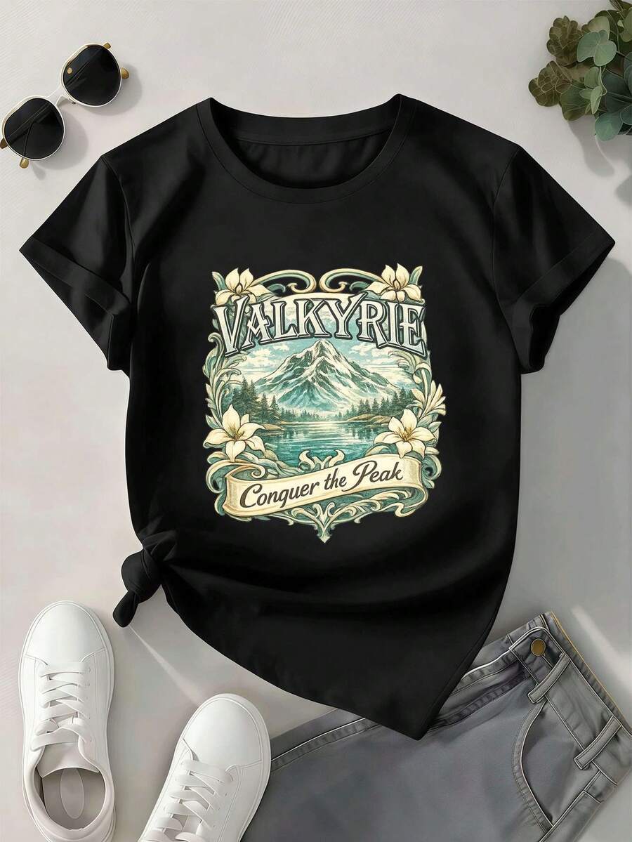 Women T-Shirts - Black - View 1