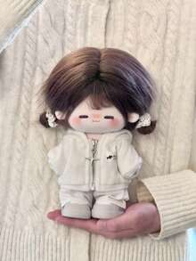 20厘米娃娃服装套装系列，娃娃换装，服装套装，娃娃配件，毛绒娃娃服装，名人娃娃装扮，派对礼物，生日礼物（不含娃娃） - 彩色 - 查看 2