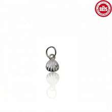 10pcs/Bag S925 Sterling Silver Shell Star Pendant, Seafood Set Charm, DIY Bracelet & Necklace Making - Silver - View 3