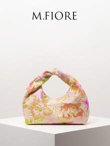 (Random Pattern) Women's Sequin Bag, Floral Pattern, Embroidered Bag, Party Dress, Ball Gown Accessory, Wedding Supplies, Elegant Ladies Wallet, Gift For Her - Multicolor - View 1