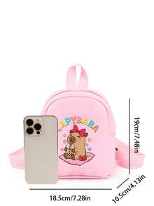 Mochila feminina com alça ajustável, bolsa de peito, mochila multicolorida, adequada para uso diário, atividades ao ar livre, viagens, caminhadas, escola, presente ideal. - Kapibala - Ver 5