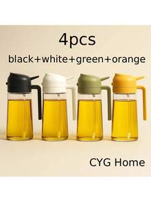 1 Bình xịt dầu thủy tinh 470ml, 2 trong 1 dạng xịt và rót, dụng cụ nhà bếp chống rò rỉ dùng cho nồi chiên không dầu và nấu ăn. - Xem 5