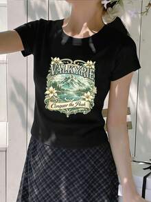 Women T-Shirts - Black - View 2