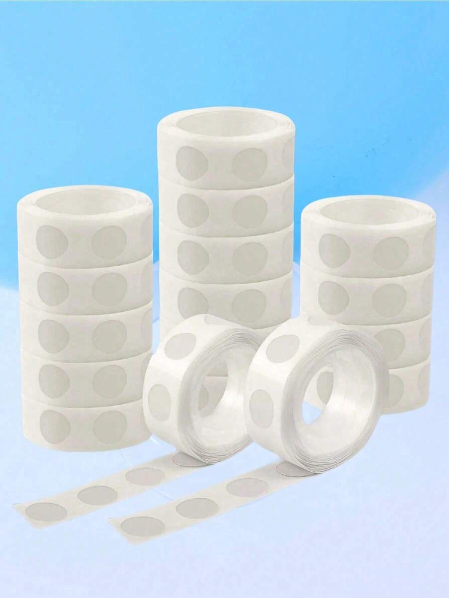 100/300/500pcs Transparent Balloon Glue Dots, Double-Sided Balloon Glue Dots, Birthday, Party Supplies: Birthday Party Supplies Removable Ultra-Thin Stickers, 100pcs/Roll, Suitable For Weddings, Birthday Decorations, Arts And DIY Crafts, Party Supplies, Back To School Graduation Season And Other Occasions