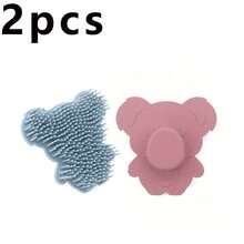 1pc Scalp Exfoliating Shower Brush - Exfoliating, Massaging And Cleansing Tool (Mud Removal Sponge) - Solid Color - View 11