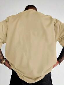 Basic T-Shirt EAI Bicha LGBT Gay Premium Unisex - Khaki - View 3