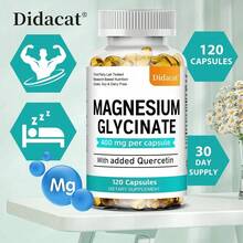 Bunkell Magnesium Glycinate Supplement - With Added Quercetin - Support Nerve Density Health - 120 Softgels - 1 Bottle - View 5
