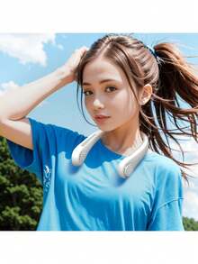 Portable Neck Fan, Cooling Neck Fan, Essential For Sports, Outdoor & Leisure Activities - Multicolor - View 3