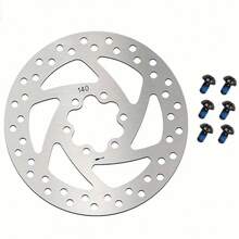 140mm Disc Brake Pads Replacement Parts Suitable For Kugoo Kukirin G2 Pro/G2 MAX Electric Scooters, Includes 1 Disc Brake Rotor + 6 Screws, Compatible With KUGOO M4 Scooter - Multicolor - View 5