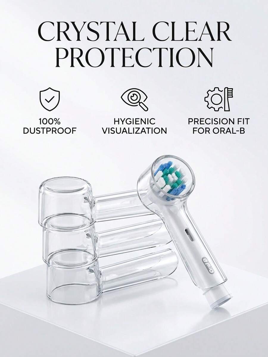 1/3/5 piezas Estuche portátil para cepillo de dientes de viaje, adecuado para cepillos de dientes manuales y eléctricos, aplicable para baño, gimnasio, viaje, vacaciones, yate, playa, camping al aire libre, dormitorio y otros escenarios