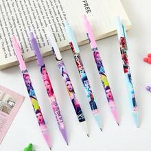 4支装 K-Pop 恶魔猎人铅笔套装，书写流畅，适合课堂奖励、生日礼物，款式随机 - 彩色 - 查看 5