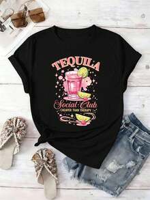 Women T-Shirts - Black - View 2