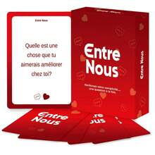 Entre Nous Couple Conversation Card Game – 18+ Intimate Relationship Questions, Deepen Connection & Spice Up Love, Perfect Date Night & Anniversary Gift For Lovers - Multicolor - View 1