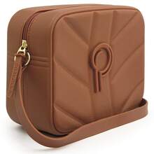 Women's Shoulder Bag, Medium Size, Crossbody - Caramel Roma - View 4