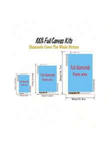 1pc [30*40cm/11.8*15.7in]5D Acrylic Diamond Painting Kit, Beautiful Woman Pattern, Suitable For Adult Beginners DIY Mosaic Diamond Art, Full Drill Handmade DIY Diamond Painting, Applicable For Living Room, Bedroom, Office Wall Decor Hanging Painting, Surprise Art Home Decor Gift For Family And Friends, Frameless - No Frame - View 5