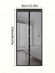 1pc Magnetic Screen Door, Magnetic Closure Mesh, Breathable Anti-Insect, Suitable For RV Accessories, Thick Mesh, Pet Friendly, Multiple Sizes Available, Self-Sealing Anti-Mosquito, Suitable For Front Door, Sliding Door, Fly Screen, Fly Curtain, RV Accessories, Anti-Fly Net, Anti-Mosquito Net, Pet Screen Door - Multicolor 2 - View 13