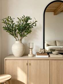 1/2/4/7/6 peças 72cm Folhas de Oliveira Artificial, Folhas de Eucalipto, Adequado para Parede, Sala de Estar, Quarto, Casamento, Decoração de Festa, Decoração de Mesa. Casa, Escritório, Cozinha, Casamento, Mesa de Jantar, Peça Central, Jardim, Exterior, Casa, Decoração de Quintal, Adequado para Primavera, Verão, Outono, Inverno - Verde - Visão 7