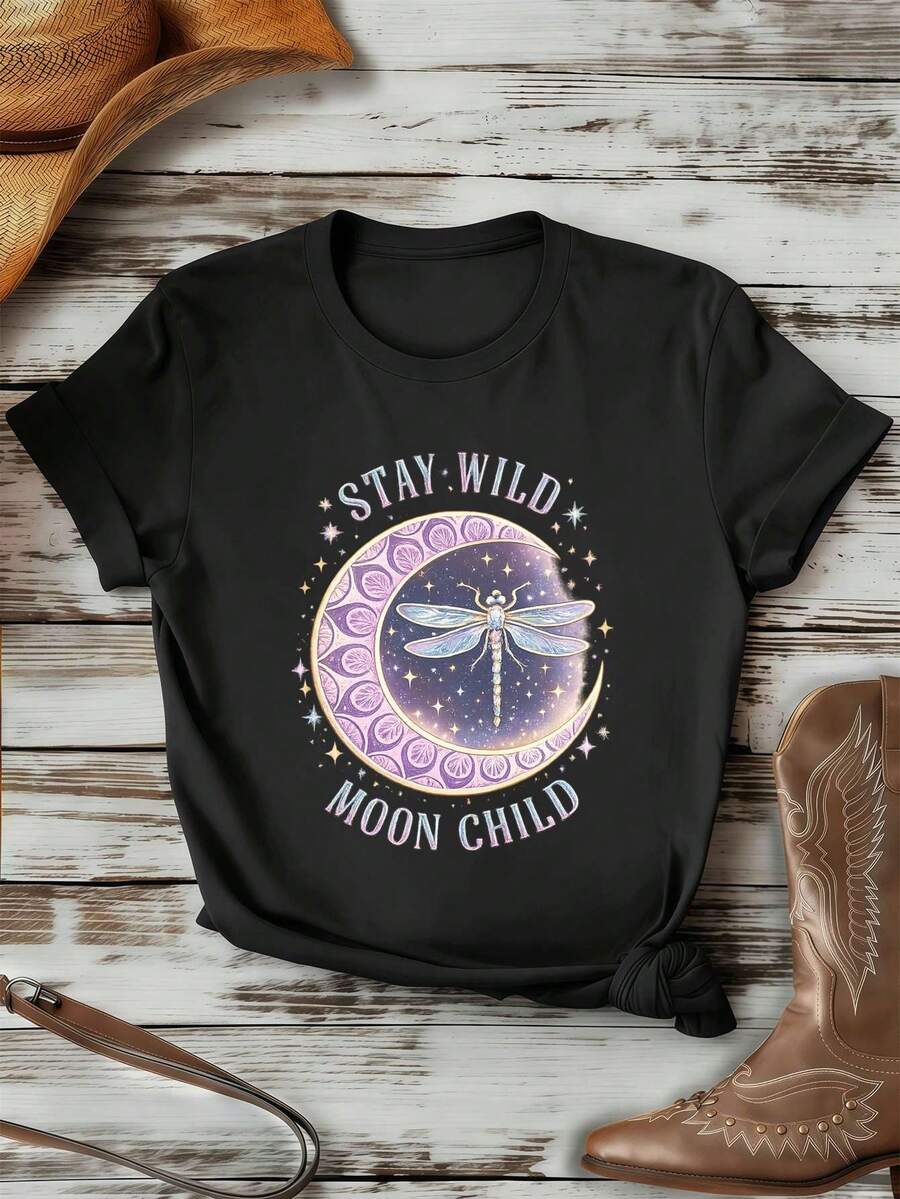 Women T-Shirts - Black - View 1