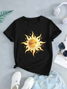 Women T-Shirts - Black - View 2