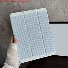 1个浅蓝色波点蕾丝透明背板平板电脑保护套，带笔槽，兼容iPad 10代10.9英寸（2022款）/ iPad Air 13（M3 2025款）/ iPad 11（A16 2025款）/ Galaxy Tab S10+/S9/A9/ 小米5/5PR/6/6PRO/7/10PRO/ OPPO平板电脑/ 华为MatePad/ 荣耀平板电脑 - 彩色 - 查看 5