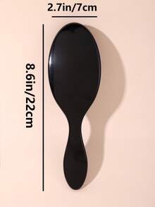 1pc Oval Massage Air Cushion Hair Brush, Plastic Material, Easy To Detangle Hair, Suitable For Blow Drying And Straightening Hairstyles, Air Cushion Hair Brush Fits All Hair Types Including Coarse/Curly/Fine/Long/Short Hair, Dry And Wet Use, Unisex, Anti-Static Volumizing Curly Hair Brush, Scalp Massager, Curly Hair Specialty, Hairdressing Accessory, Essential Styling Tool For Salons And Beauty Parlors - One Size - View 6