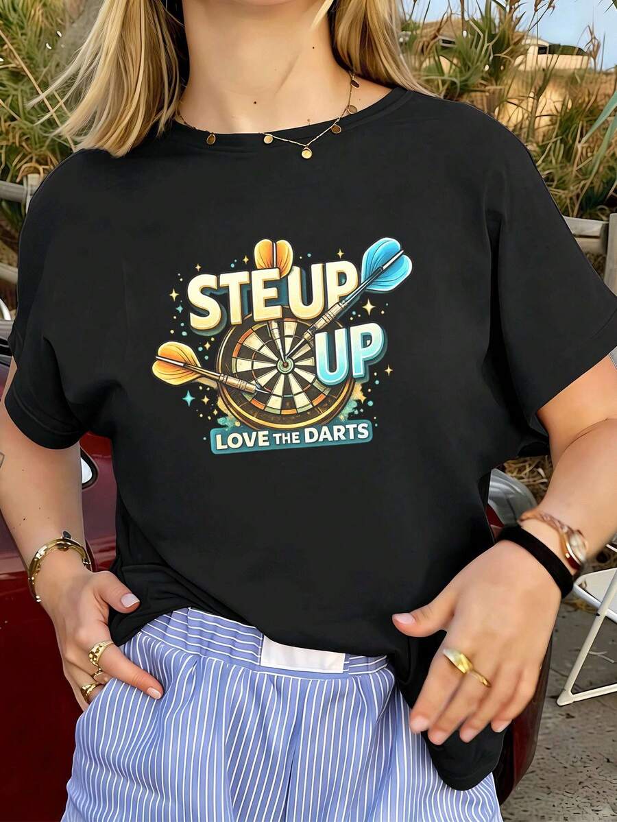 Women T-Shirts - Black - View 1