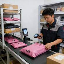 Mixed Pack Of 50/30 Pink Courier Bags, Ultra-Tough Self-Adhesive Shipping Bags, Waterproof Polyethylene Mailing Bags, Suitable For Clothing And Large Parcels. - Pink - View 8