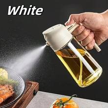 1个塑料橄榄油喷雾器/分配器 - 便携式 15.89 盎司二合一喷雾瓶，适用于烹饪、烧烤、空气炸、烘焙、沙拉等。是烹饪、厨房用油分配器和喷雾瓶的理想之选。烧烤必备，现代厨房电器，经久耐用，适用于空气炸锅和烤架。 - 彩色 - 查看 16