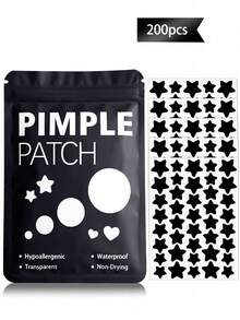 1440 piezas Gran cantidad de pegatinas de estrellas para la cara - Con bolsa de almacenamiento, adecuadas para decoración diaria, eventos y fiestas - Pegatinas de estrellas - Diseño lindo, favorito de las mujeres jóvenes, colores pastel lindos con colores brillantes, accesorios para fotos, pegatinas de celebridades, pegatinas de decoración de estrellas para la cara en fiestas, pegatinas de estrellas láser, mejor regalo de vacaciones y cumpleaños para mujeres - Negro - Ver 10