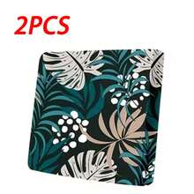 1 pieza/2 piezas/6 piezas/8 piezas Funda de cojín para sofá de exterior con estampado de hojas tropicales grandes, fresca y pastoril, impresión digital, lavable a máquina, funda de almohada para patio con dobladillo elástico, funda de cojín para asiento de sofá de exterior, funda para muebles de patio, protector de muebles de sala de estar, adecuado para jardín, parque, sofás de interior y exterior, sofá seccional y sillón - B - Ver 14