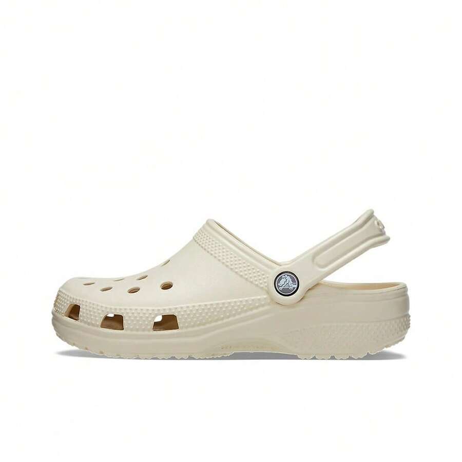 Crocs Dép sục đục lỗ cổ điển EVA, dép sục thời trang đa năng thường ngày, 2cm, unisex, màu trắng xương 10001-2Y2 - 10001-2Y2 - Xem 1