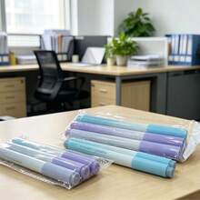 Gradient Fluorescent Highlighter Pen, High-Quality Colorful Marker Pen For Students, Meetings, Eye-Friendly, Large Capacity - Sets - View 6