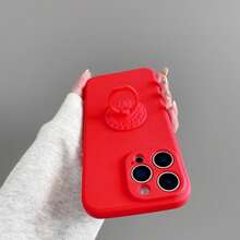 Phone Case With Holder + Wrist Strap, Compatible With Apple 17 Pro Max, 16 Pro Max, 15 Pro Max, 14 Pro Max, 13 Pro Max, 12 Pro Max, 11 Pro Max, XS Max, 7, 8 Plus, Galaxy S26, 25, 24, 32, 1u, , Honor, - Red - View 3